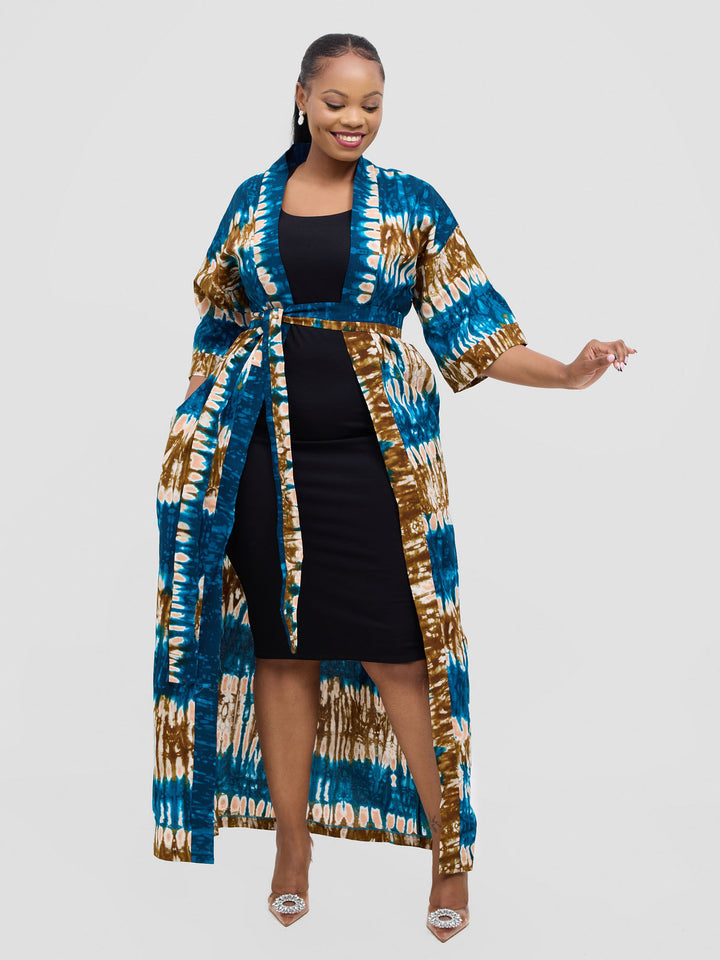 Izulu Ashanti 8 Kimono - Brown