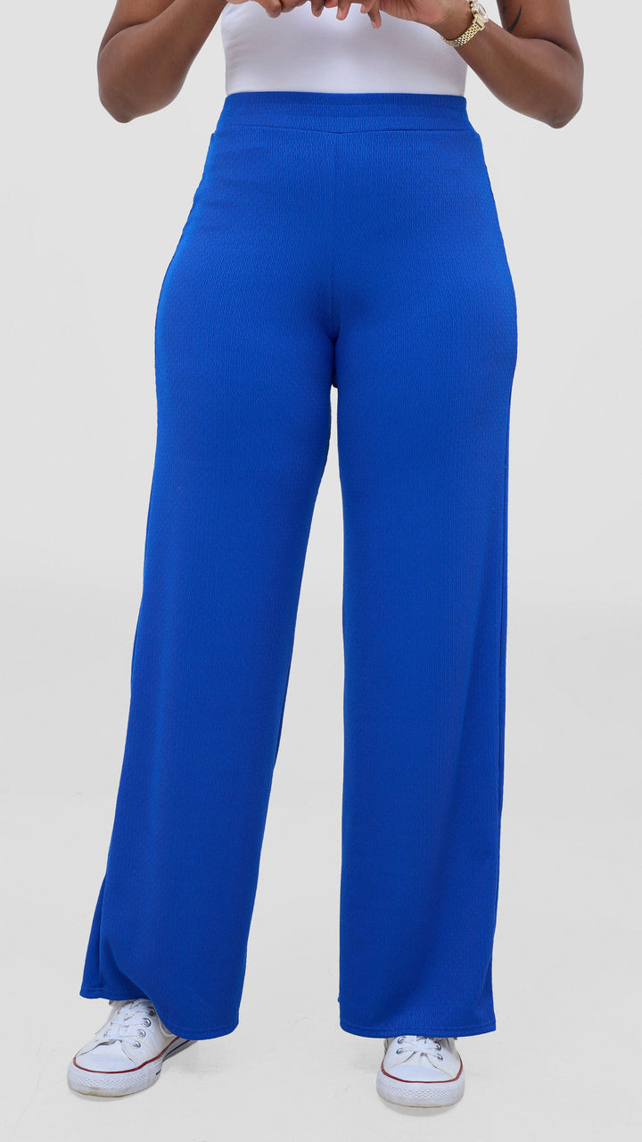 Vivo Rema Straight Leg Pants - Royal Blue