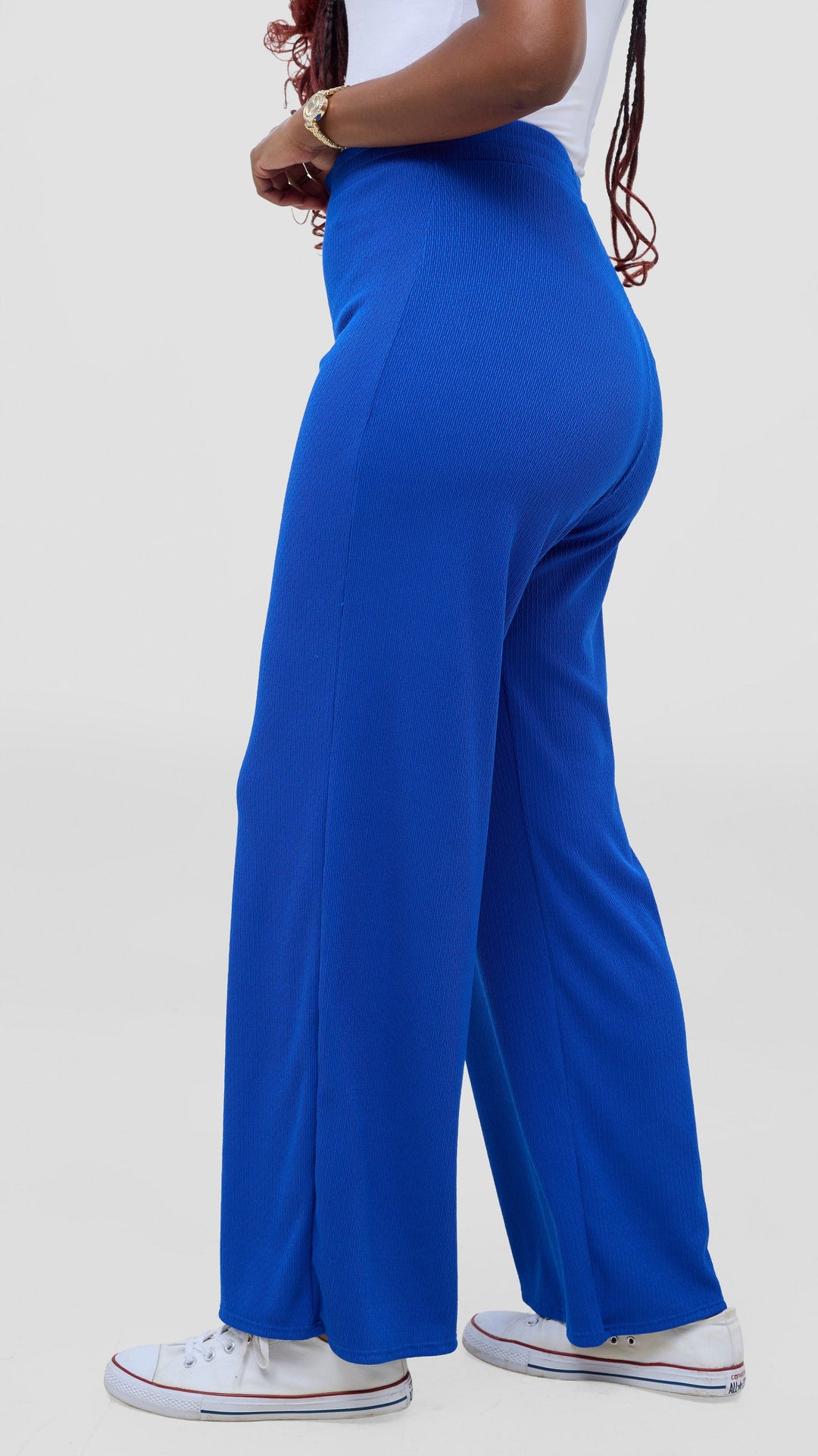 Vivo Rema Straight Leg Pants - Royal Blue