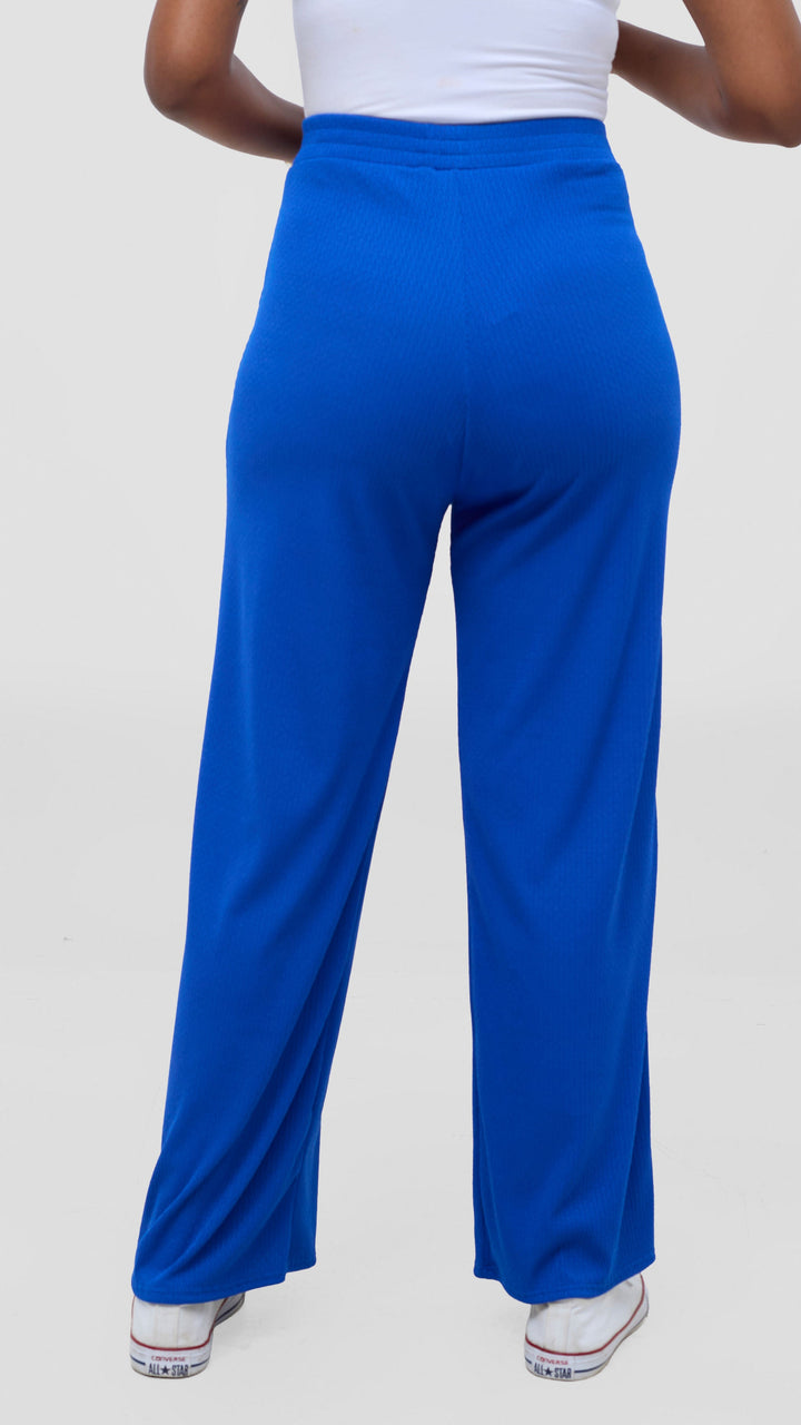 Vivo Rema Straight Leg Pants - Royal Blue