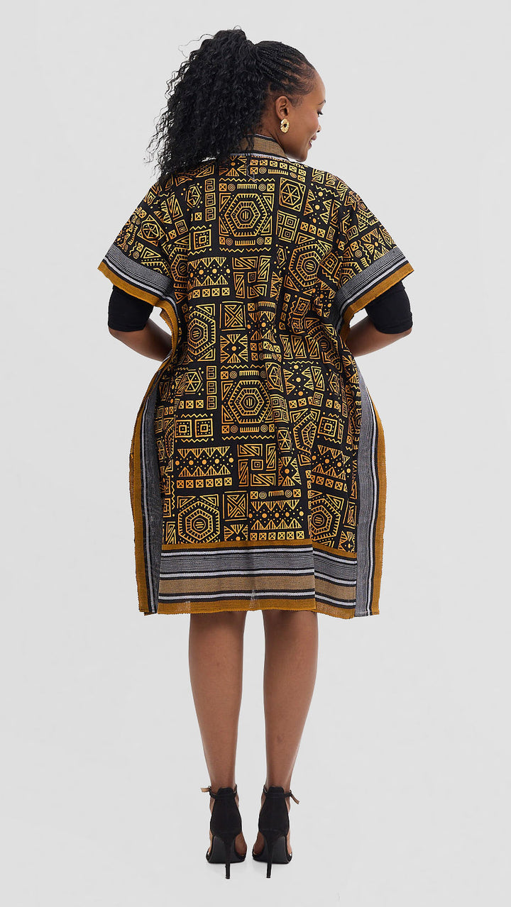 BoSi Asooke Kimono - Tribal Print