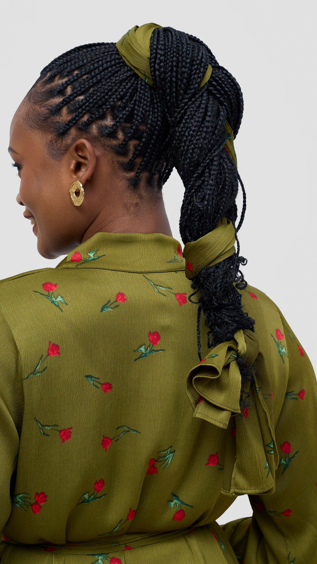 Vivo Samira Maxi Kimono - Hunters / Red Print