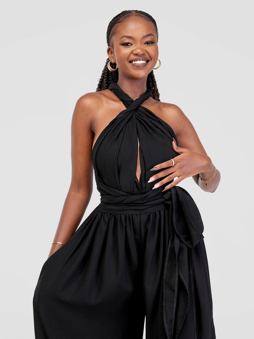 Juba Infinity Jumpsuit - Black