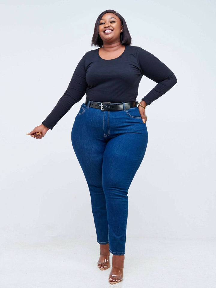 Lamazi Collections Long Sleeved Top - Black - Shopzetu