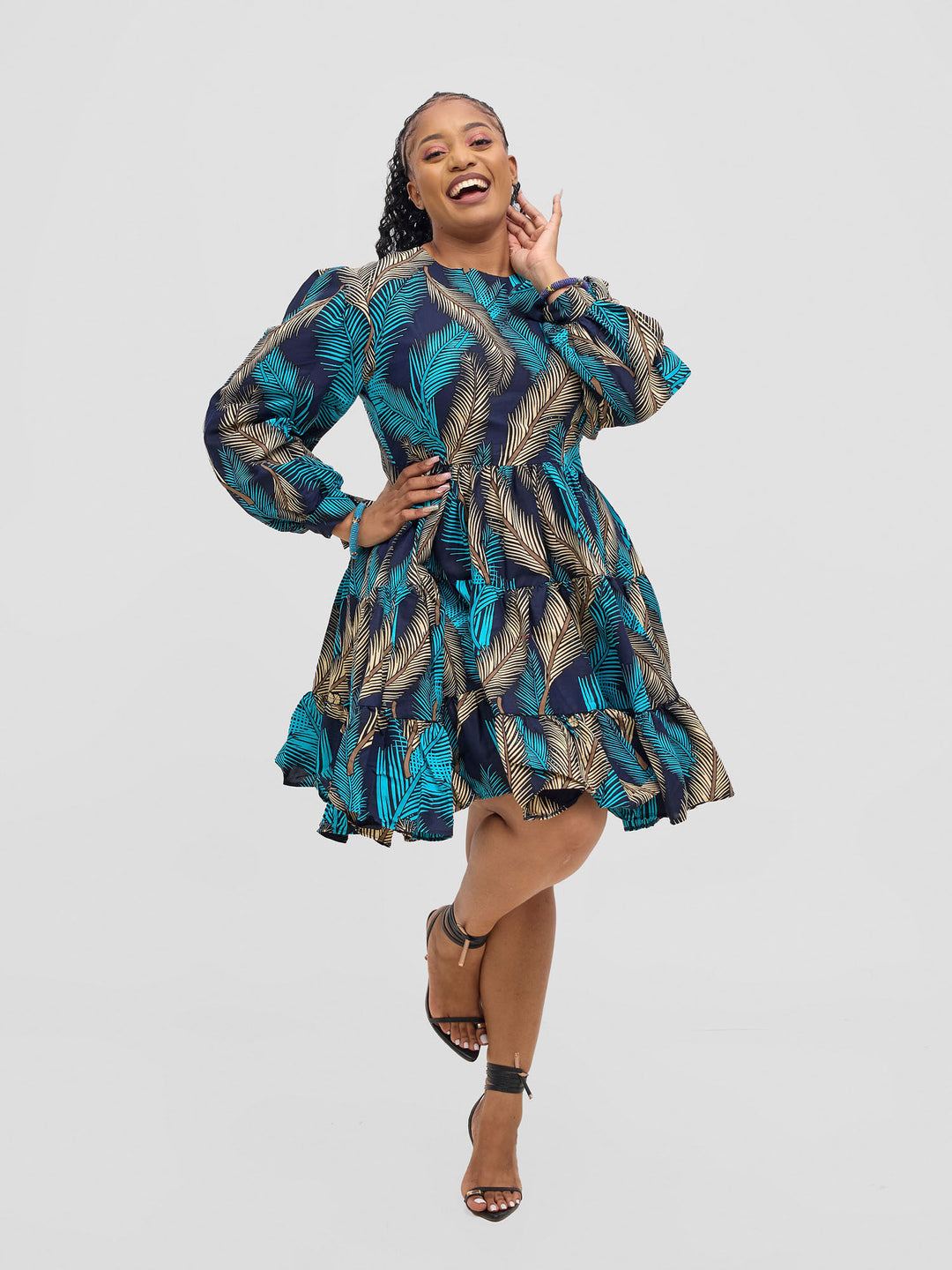 Izulu Tali Dress - Blue