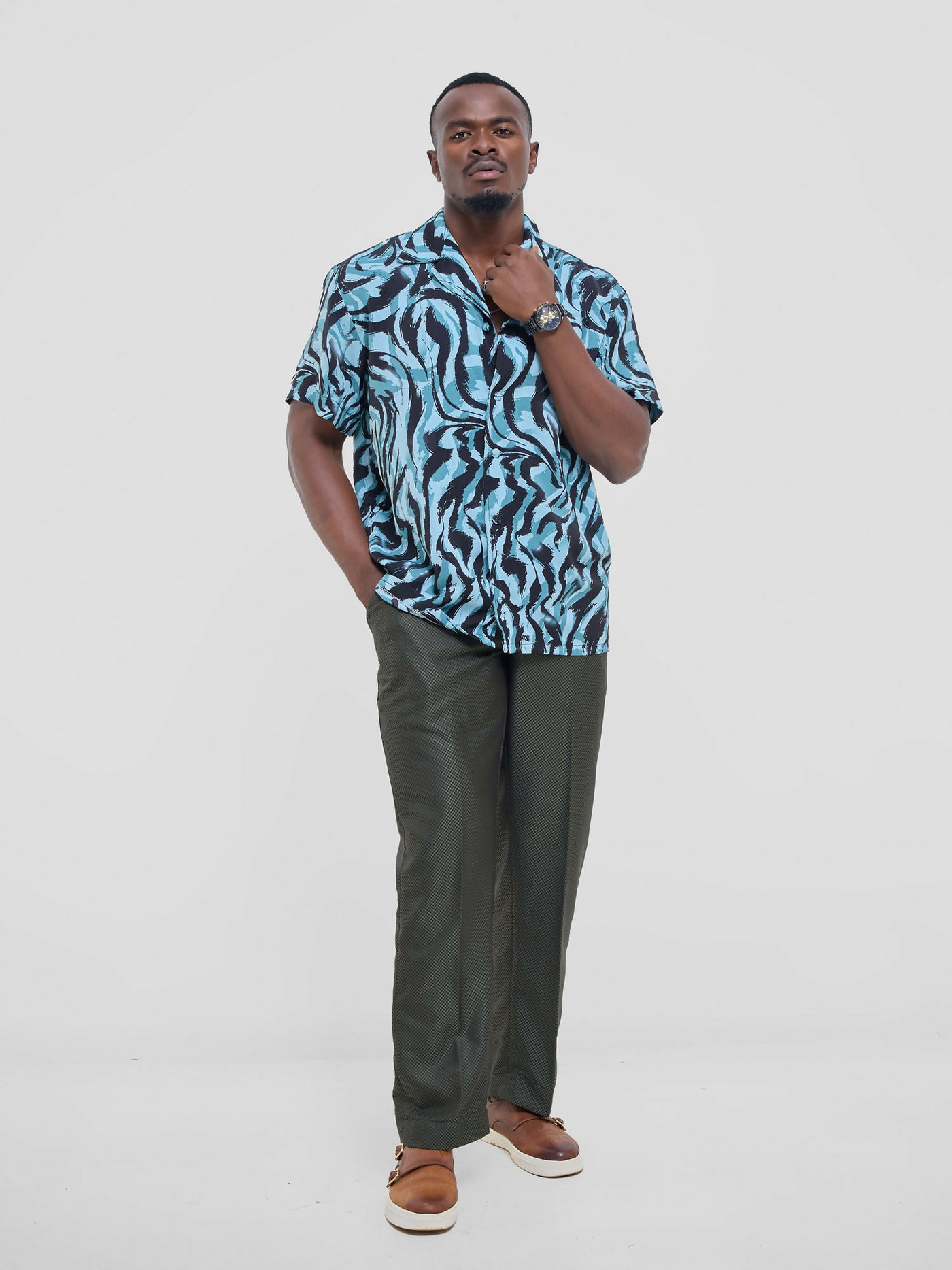 Kalungi Mtazamo Unisex Trouser - Green - Shopzetu