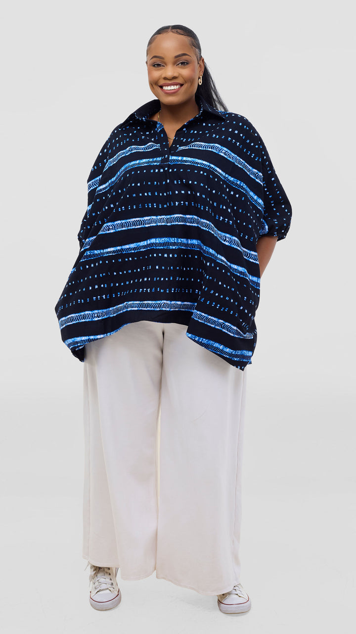 Safari Tafari Highlow Top - Shan Print