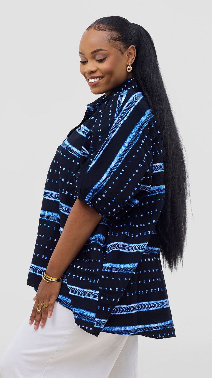 Safari Tafari Highlow Top - Shan Print