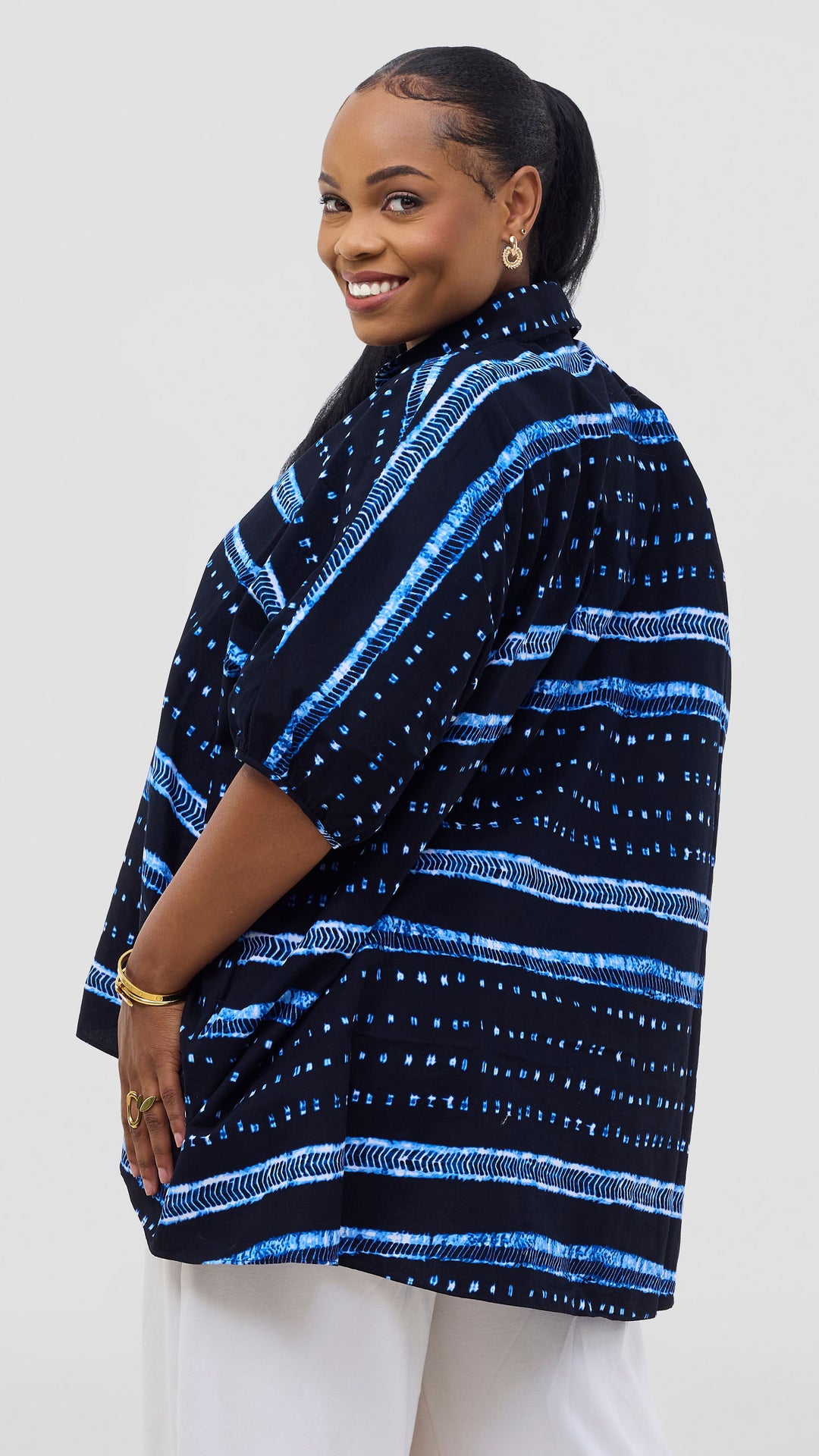 Safari Tafari Highlow Top - Shan Print