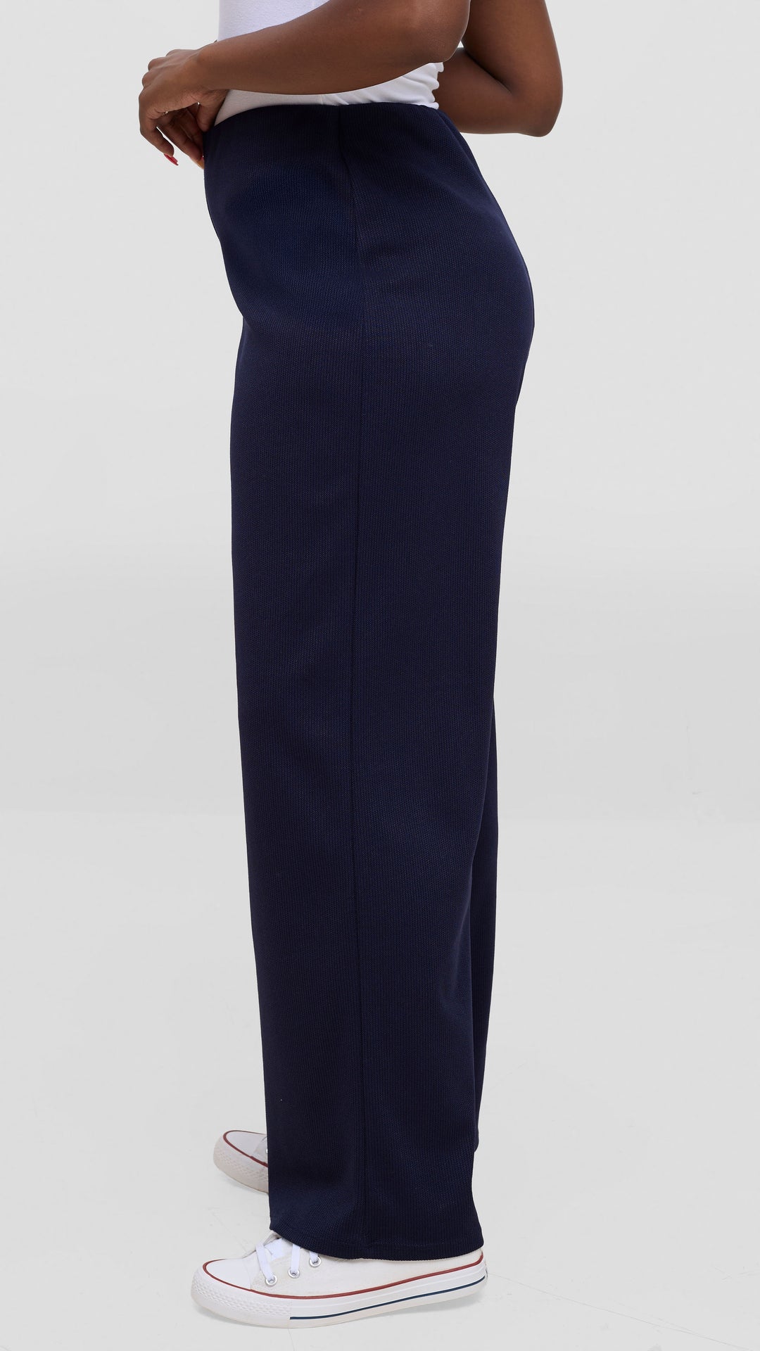 Vivo Safa Straight Leg Pants - Navy