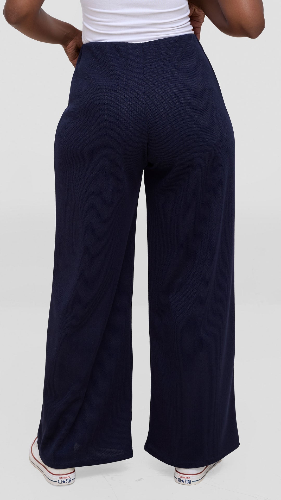 Vivo Safa Straight Leg Pants - Navy