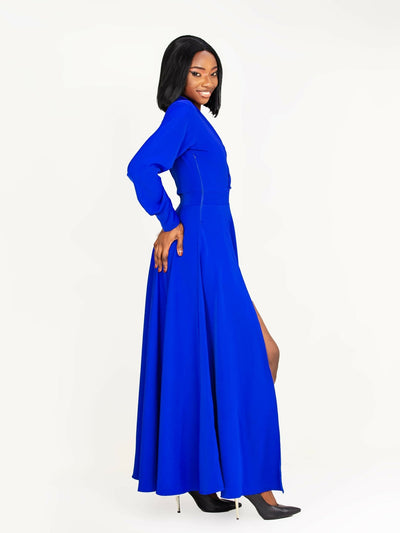 Da’Joy Fashions Virgo Dress - Royal Blue - Shopzetu