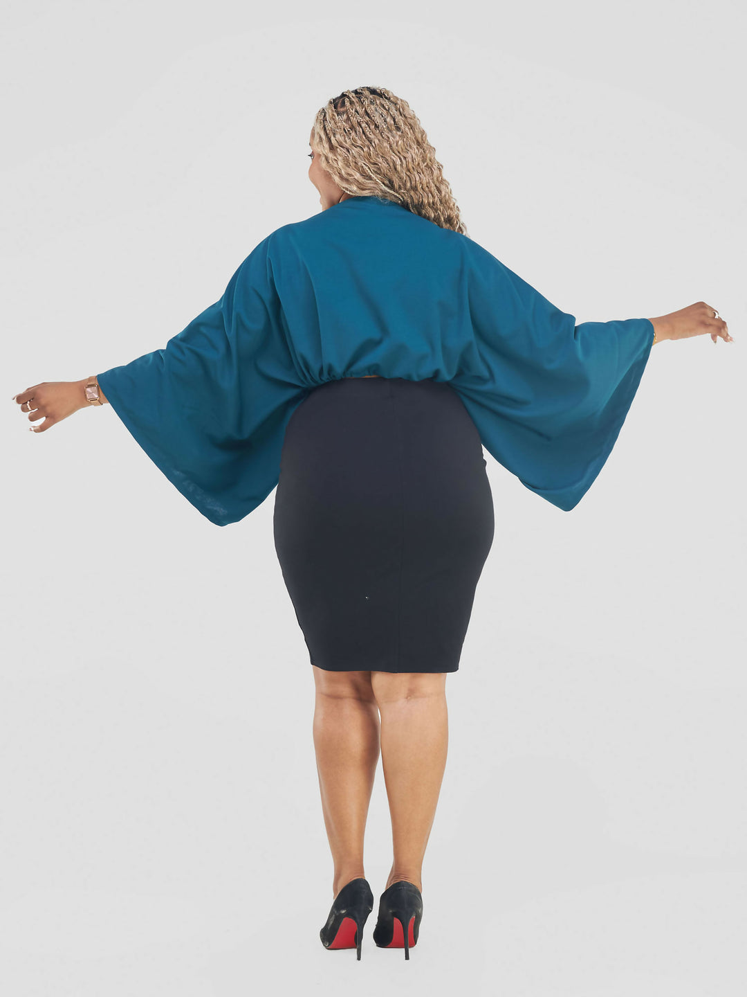 Curves BD Tausi Top - Teal Green - Shopzetu