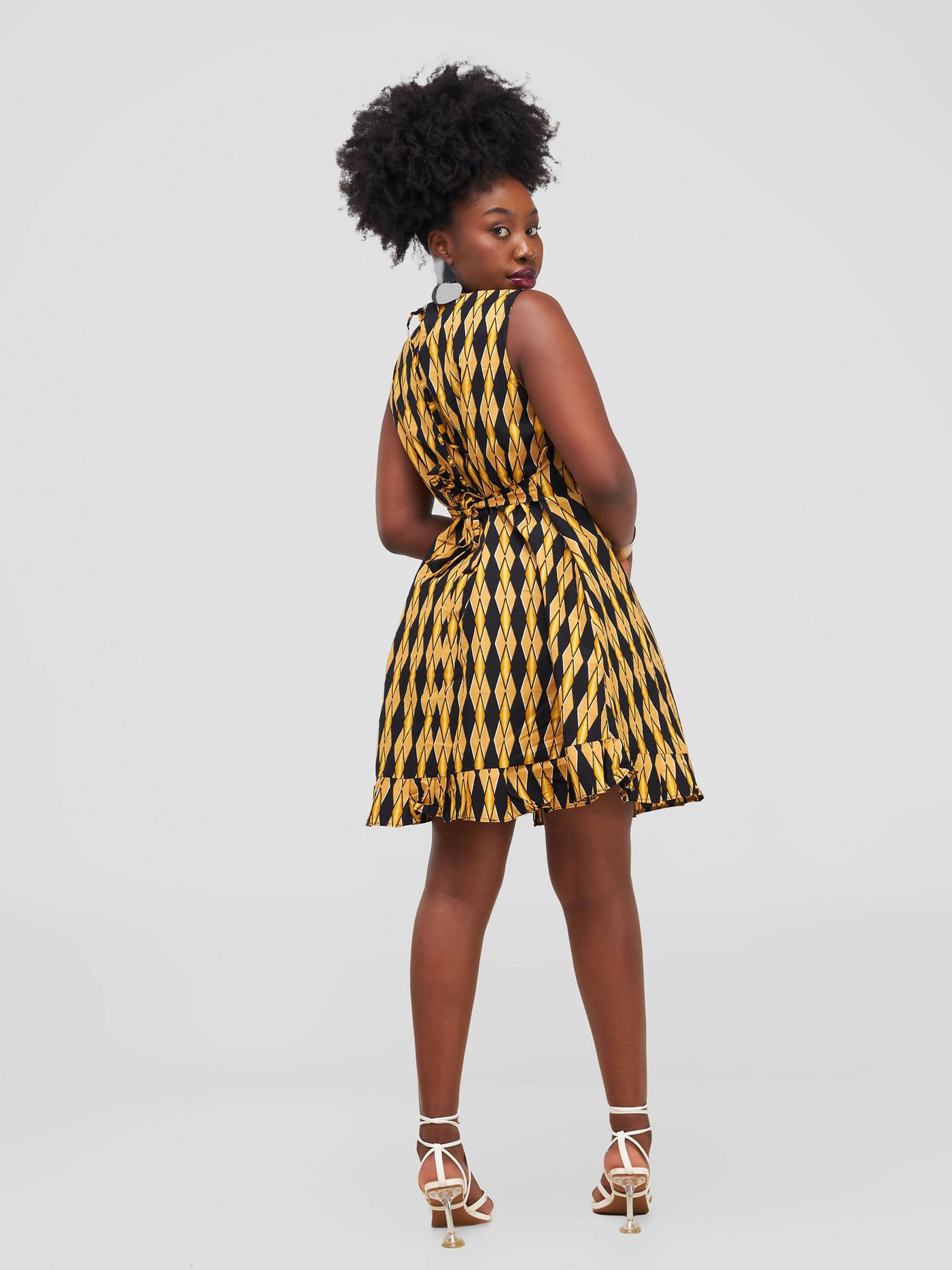 Dala Dress - Gold - Shopzetu