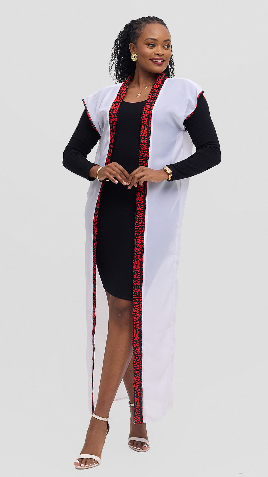 AGAMU Niya Kimono - White