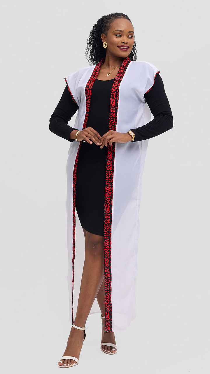 AGAMU Niya Kimono - White