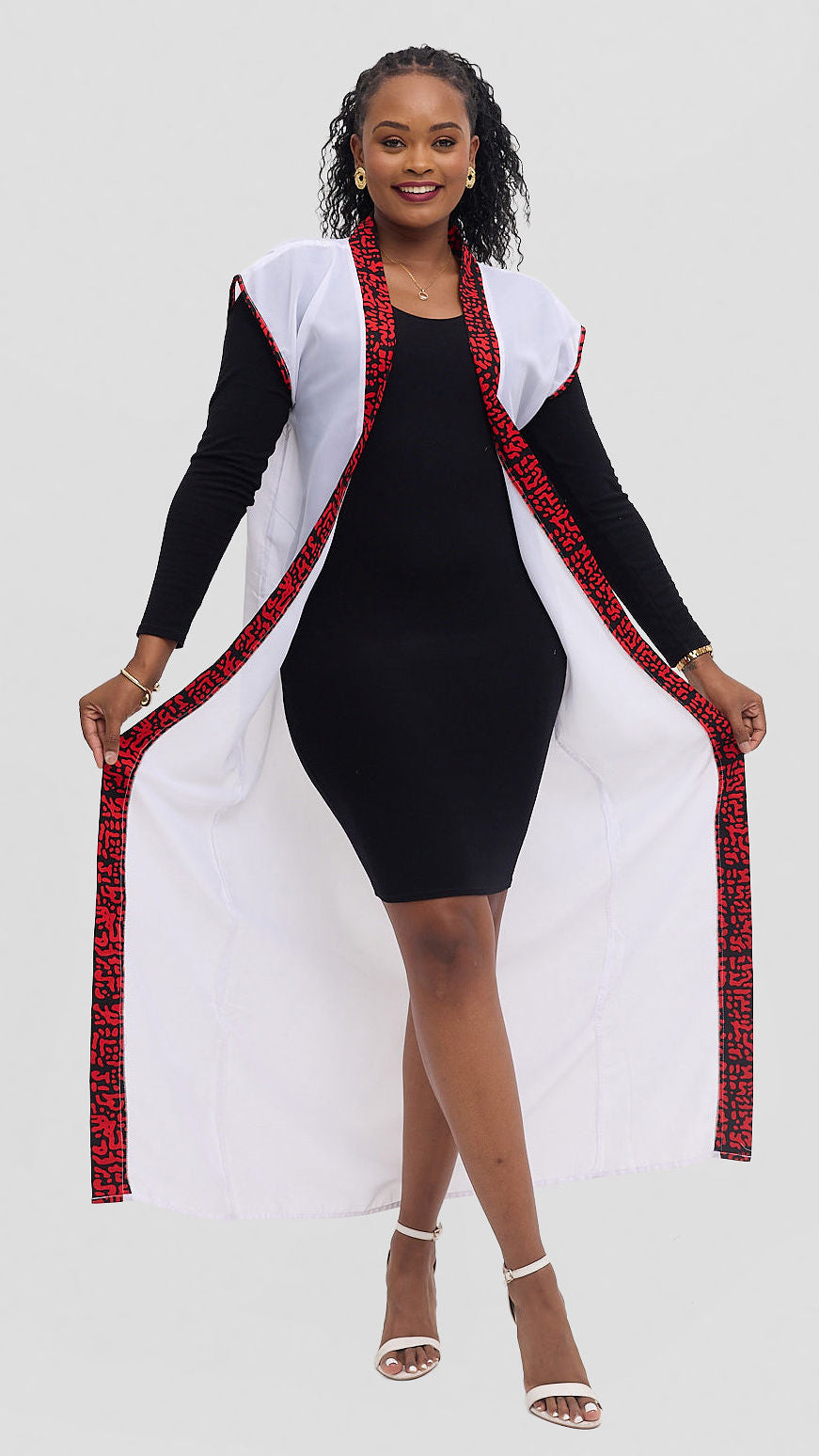 AGAMU Niya Kimono - White
