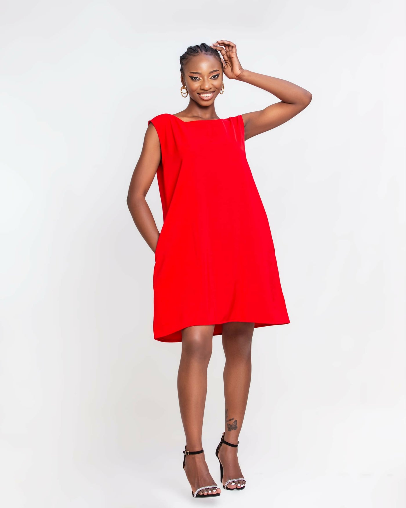 Da’Joy Fashions Swift Dress - Red - Shopzetu