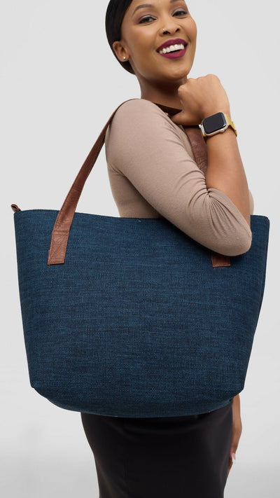 Fine Things Sack Bag - Blue