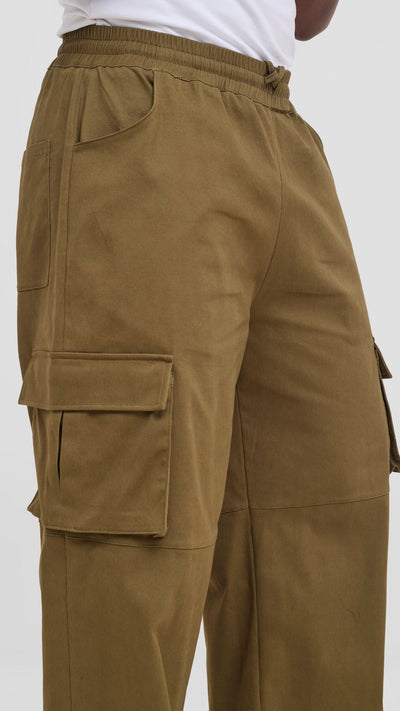 Shiv & Shikie X Safari Cargo Pants - Hunters - Shopzetu