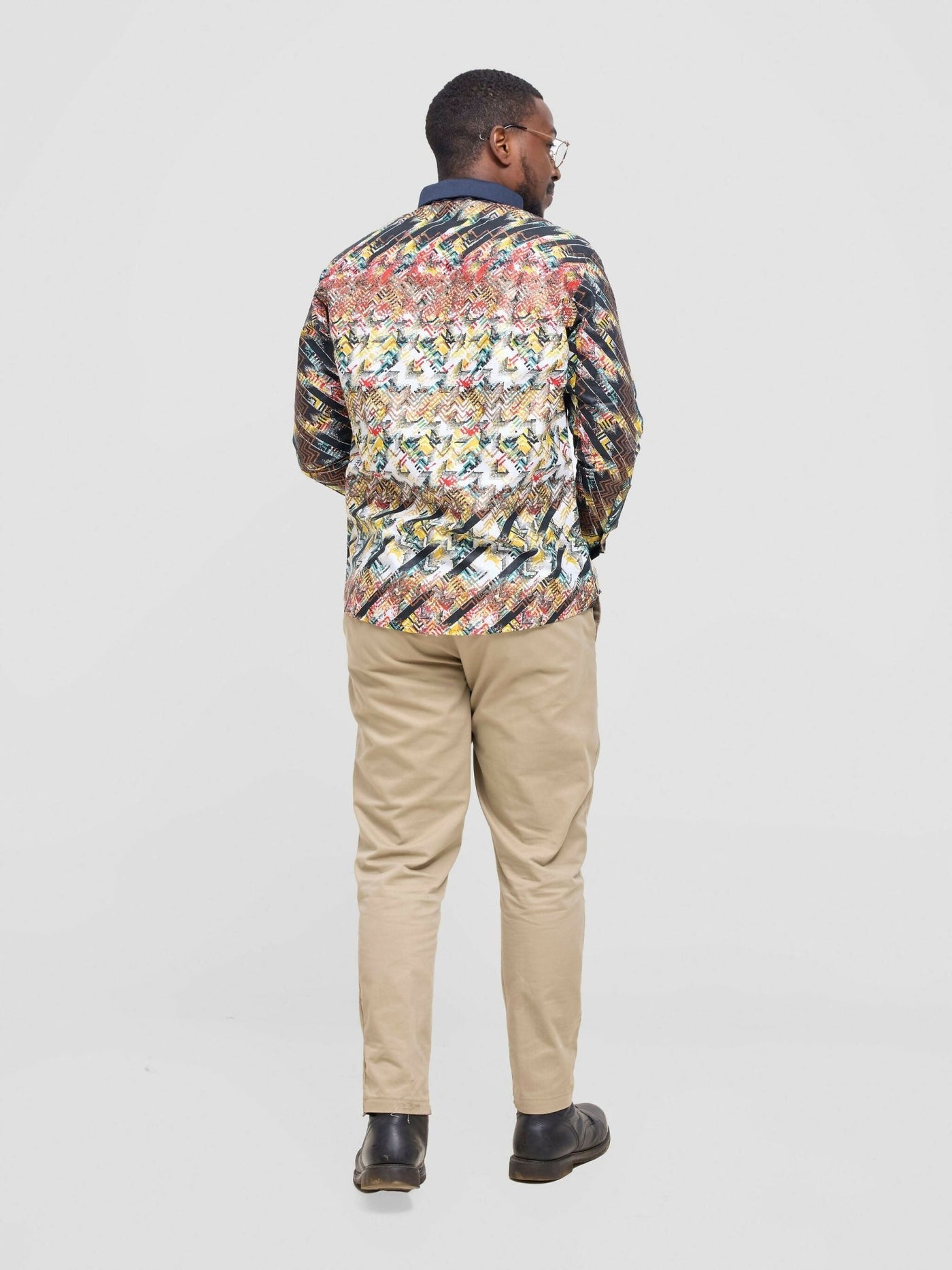 Mendilines Warm African Shirt - Black / Green - Shopzetu