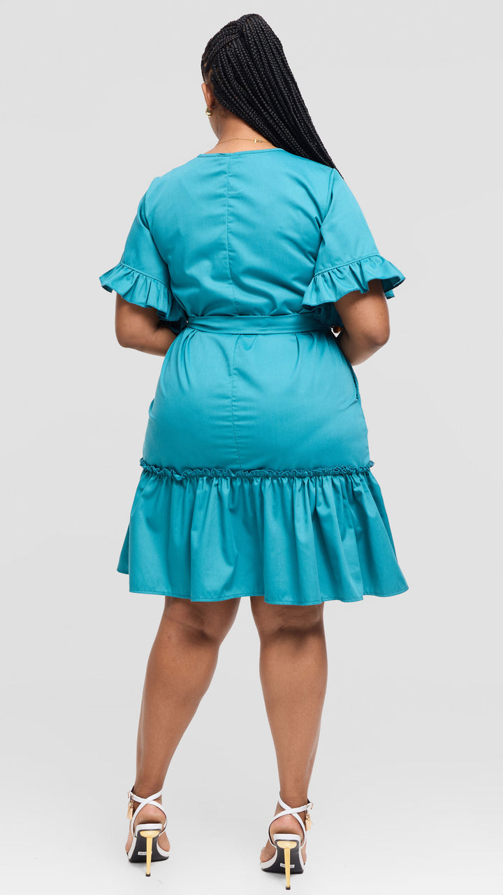 Lizola Taylor Shift Dress - Blue