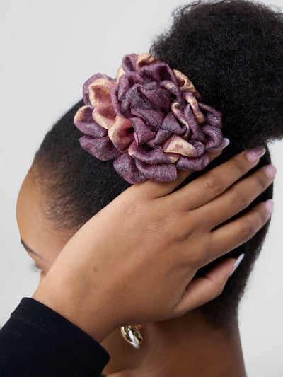 Accessorize With Style Animal Print Flower Brooch - Multicolored - Shopzetu