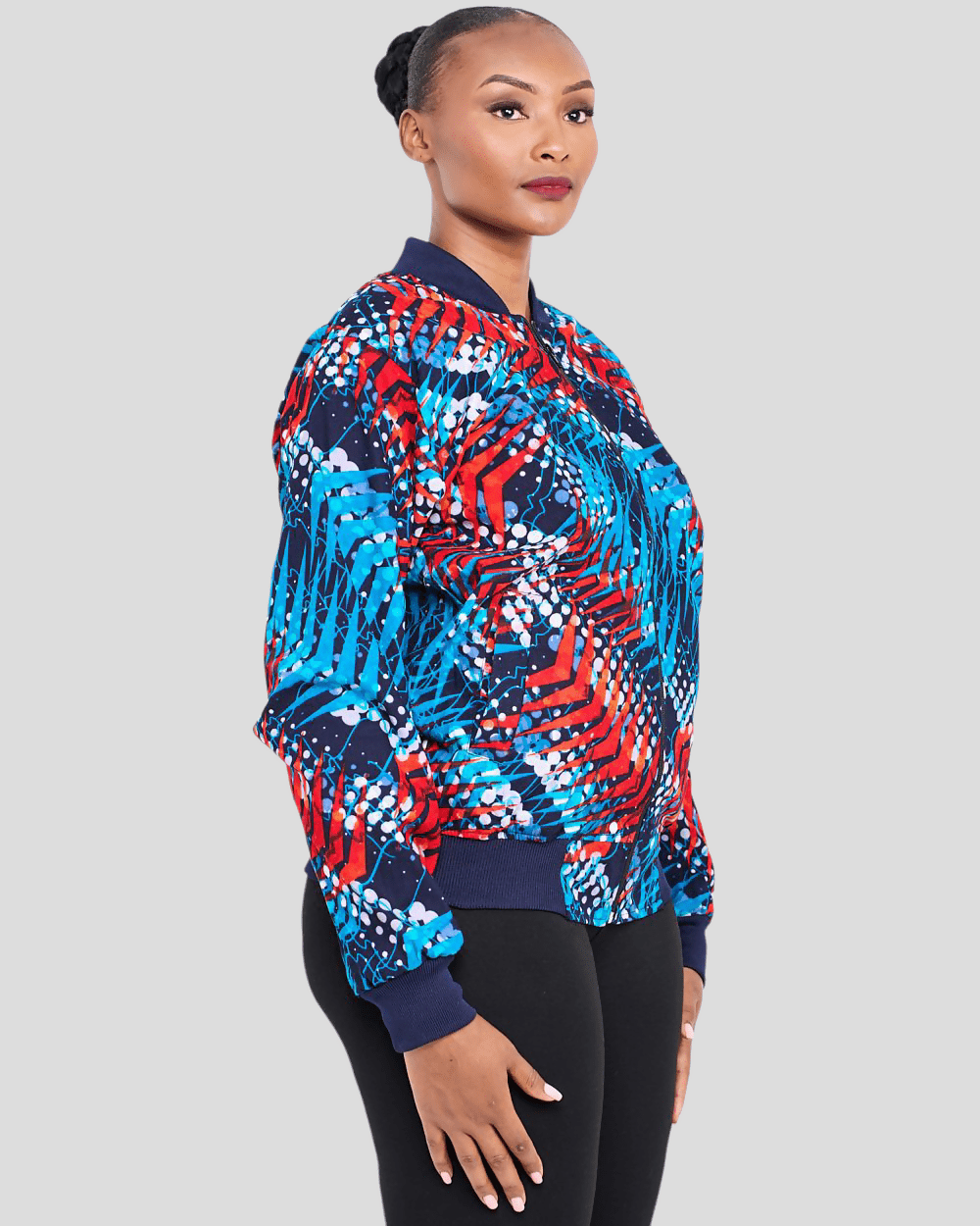 Rafiki Threads Arrow Jacket - Multicolored - Shopzetu