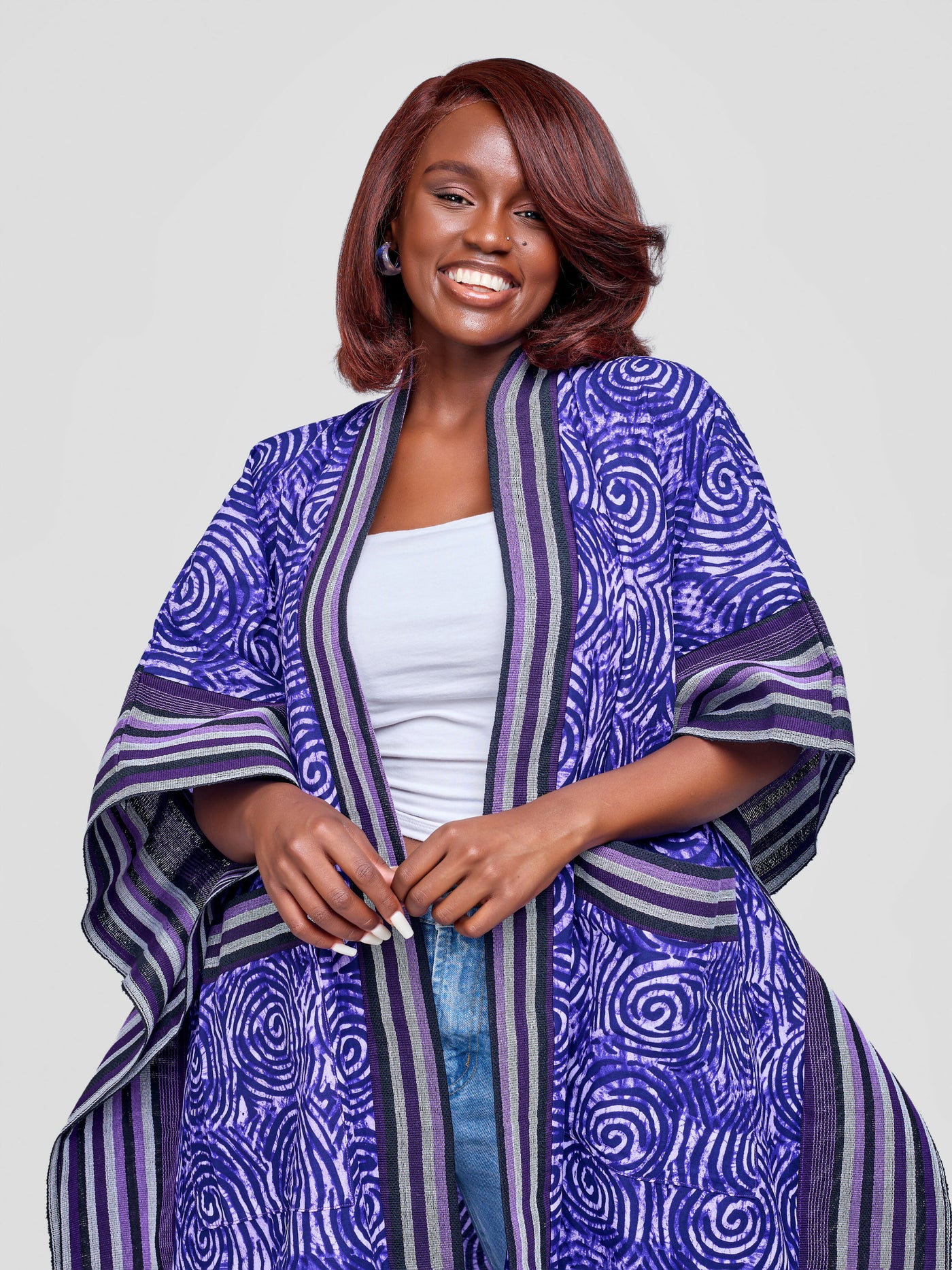 Tuli Zinthle Kimono - Purple