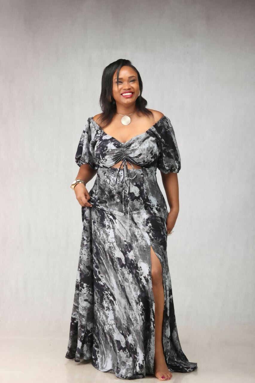 Thick & Fab Amy Maxi Dress - Green - Shopzetu