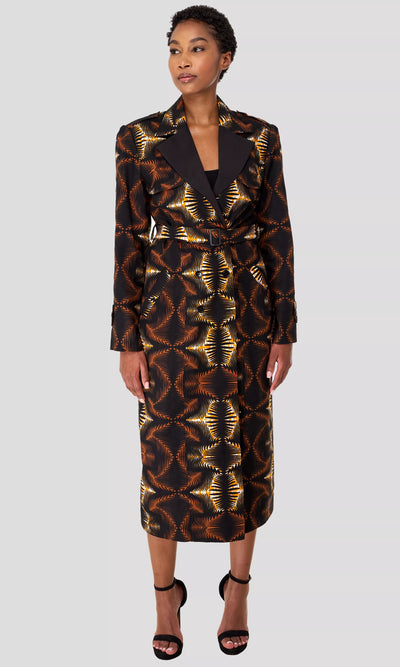 SBV Ankara Trench Coat - Brown / Black - Shopzetu