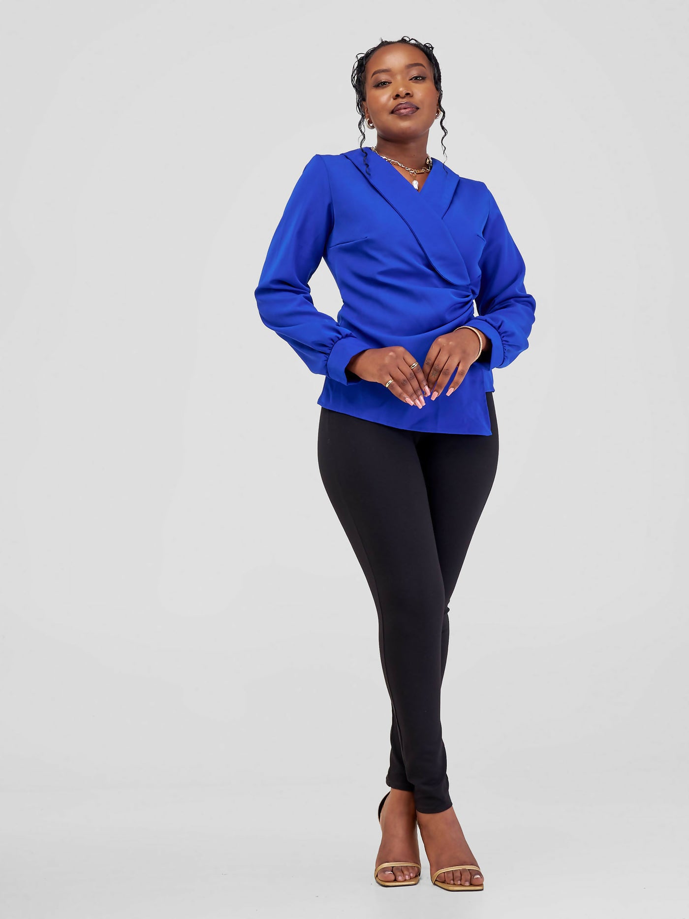 Silk House Collection Katya Top - Blue