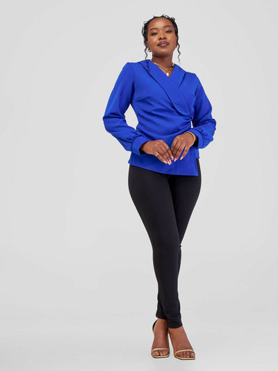 Silk House Collection Katya Top - Blue