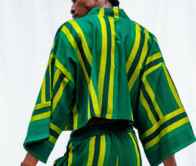 Liquid Lemn Zambarau Crop - Green / Gold
