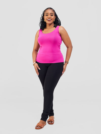 Vivo Basic Tank Top - Pink - Shopzetu