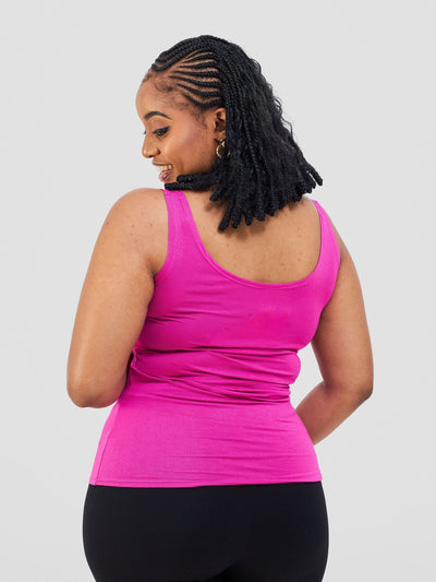 Vivo Basic Tank Top - Pink - Shopzetu