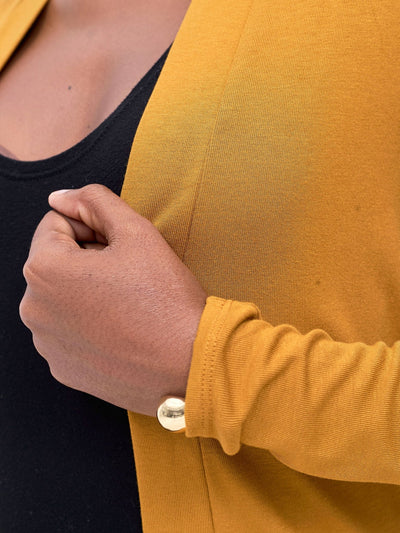 Vivo Basic Waterfall - Dark Mustard - Shopzetu