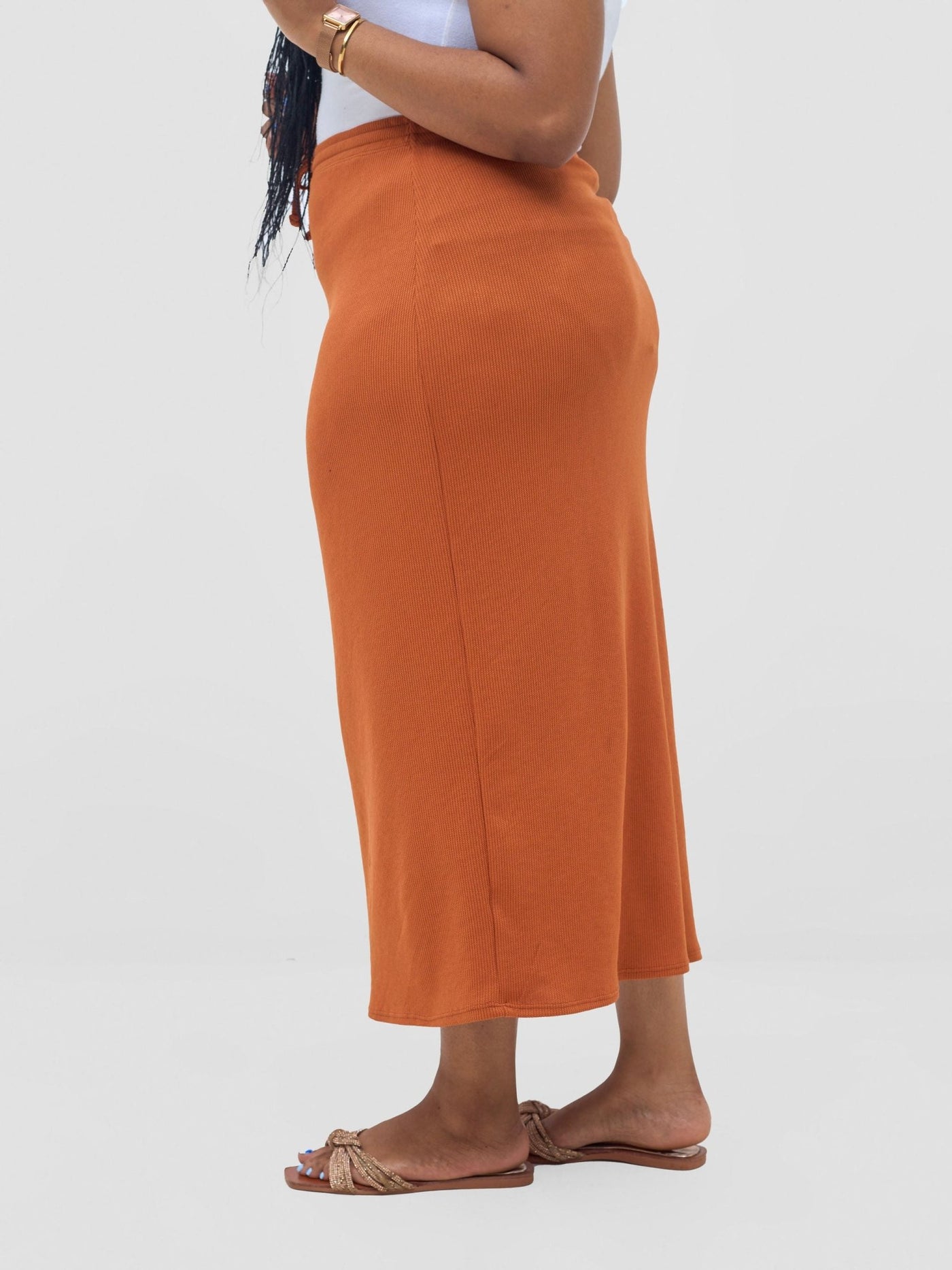 Vivo Safa Skirt - Burnt Orange - Shopzetu