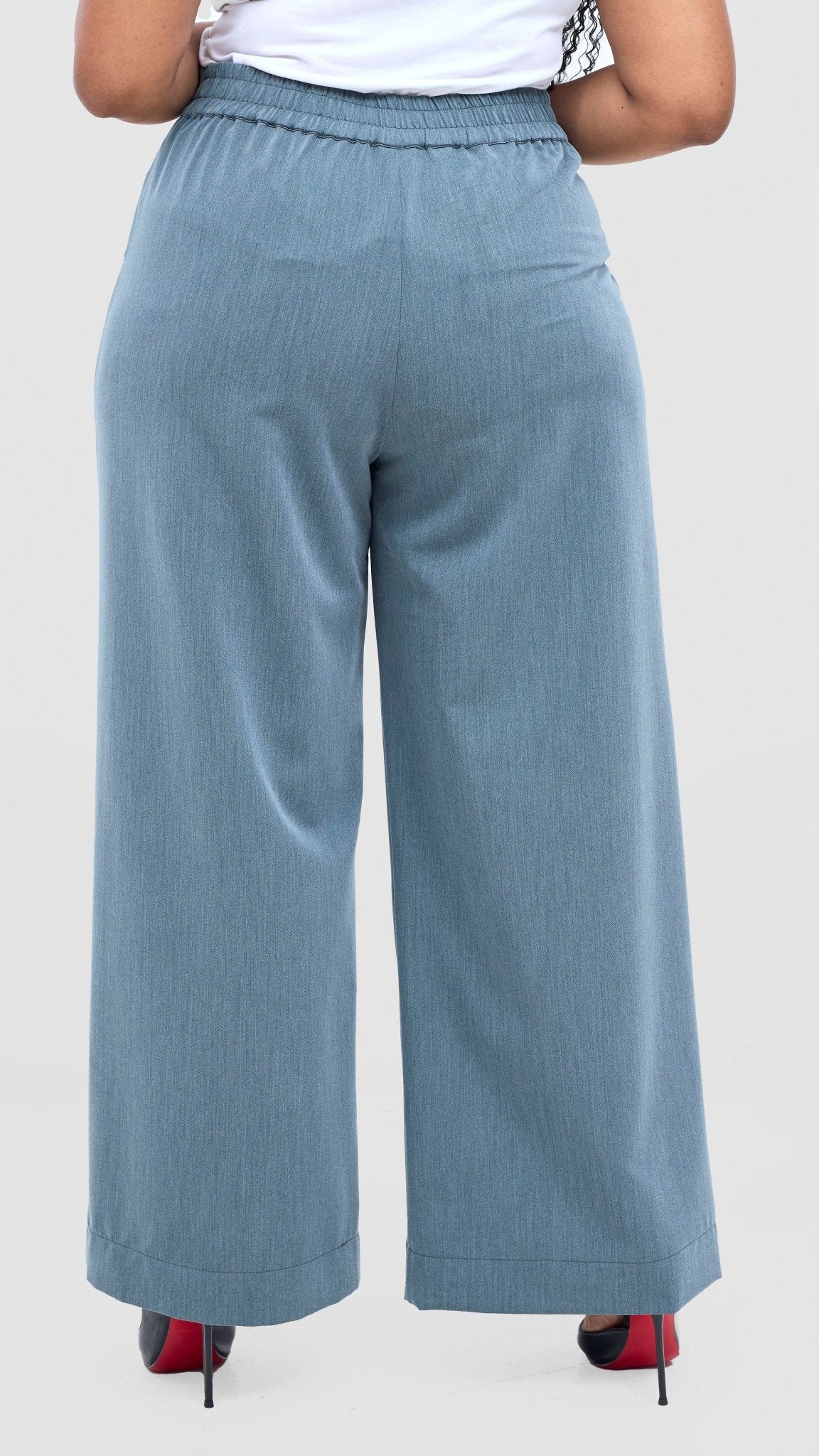Vivo Niari Full Length Pants - Dusty Green - Shopzetu