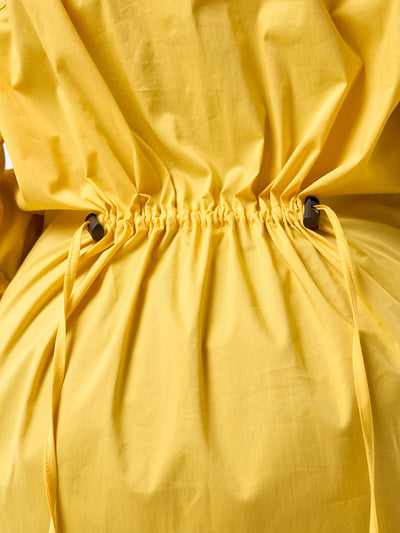 Safari by Vivo Njano Front Drawstring Tunic Top - Mustard