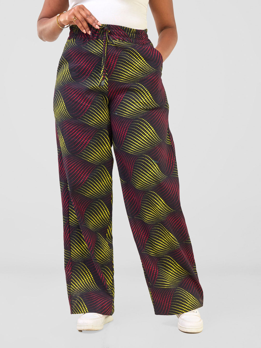 Safari Njano Wide Leg Pants - Shama Print