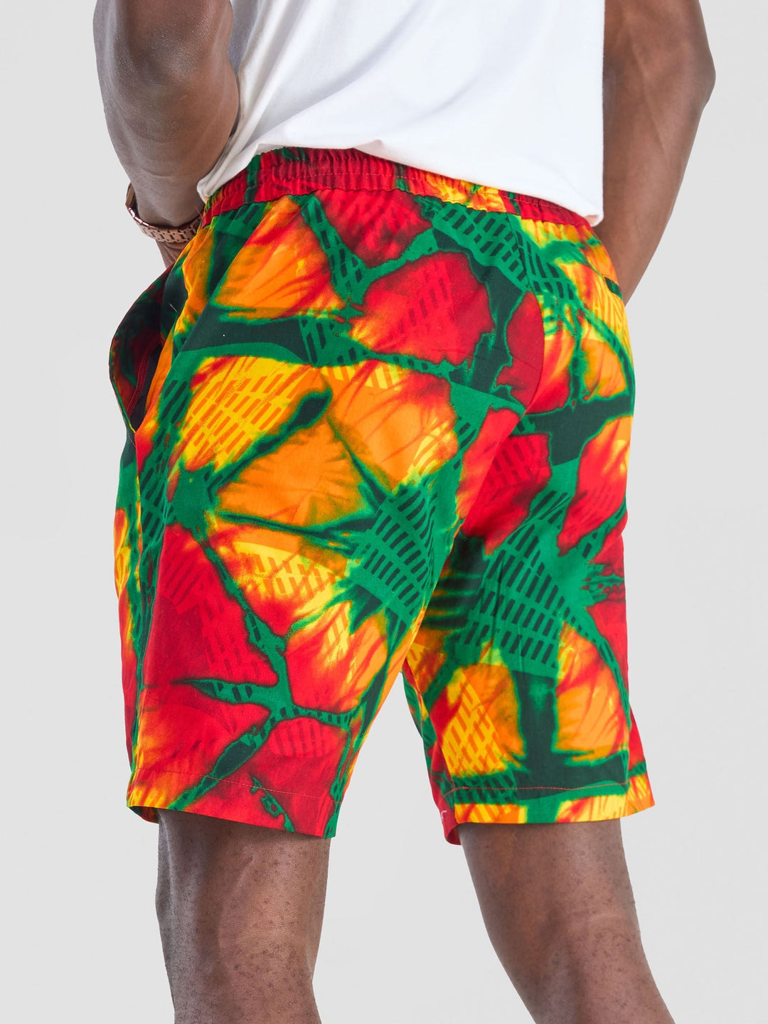 Safari by Vivo  Men Drawstring Shorts - Chari Print