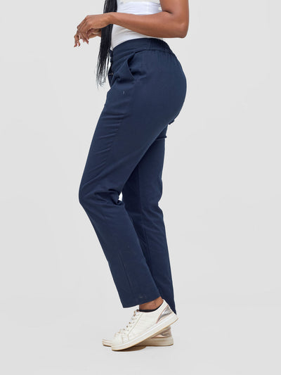 Safari by Vivo Mansi Straight Leg Pants - Navy