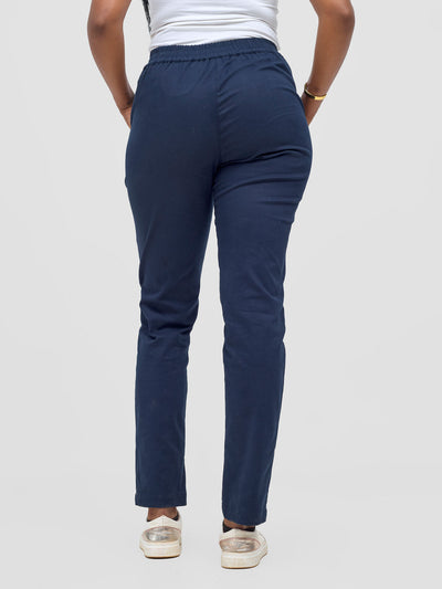 Safari by Vivo Mansi Straight Leg Pants - Navy
