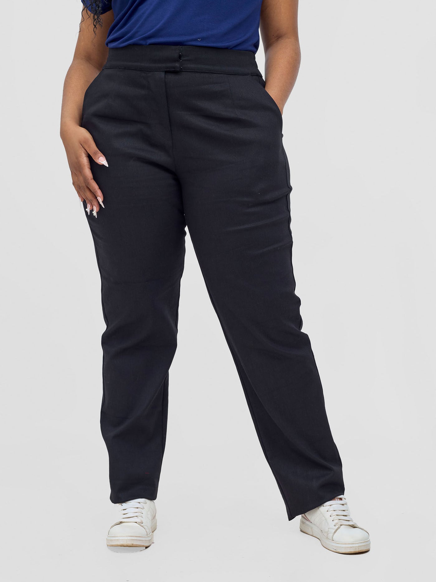Safari by Vivo Mansi Straight Leg Pants - Black