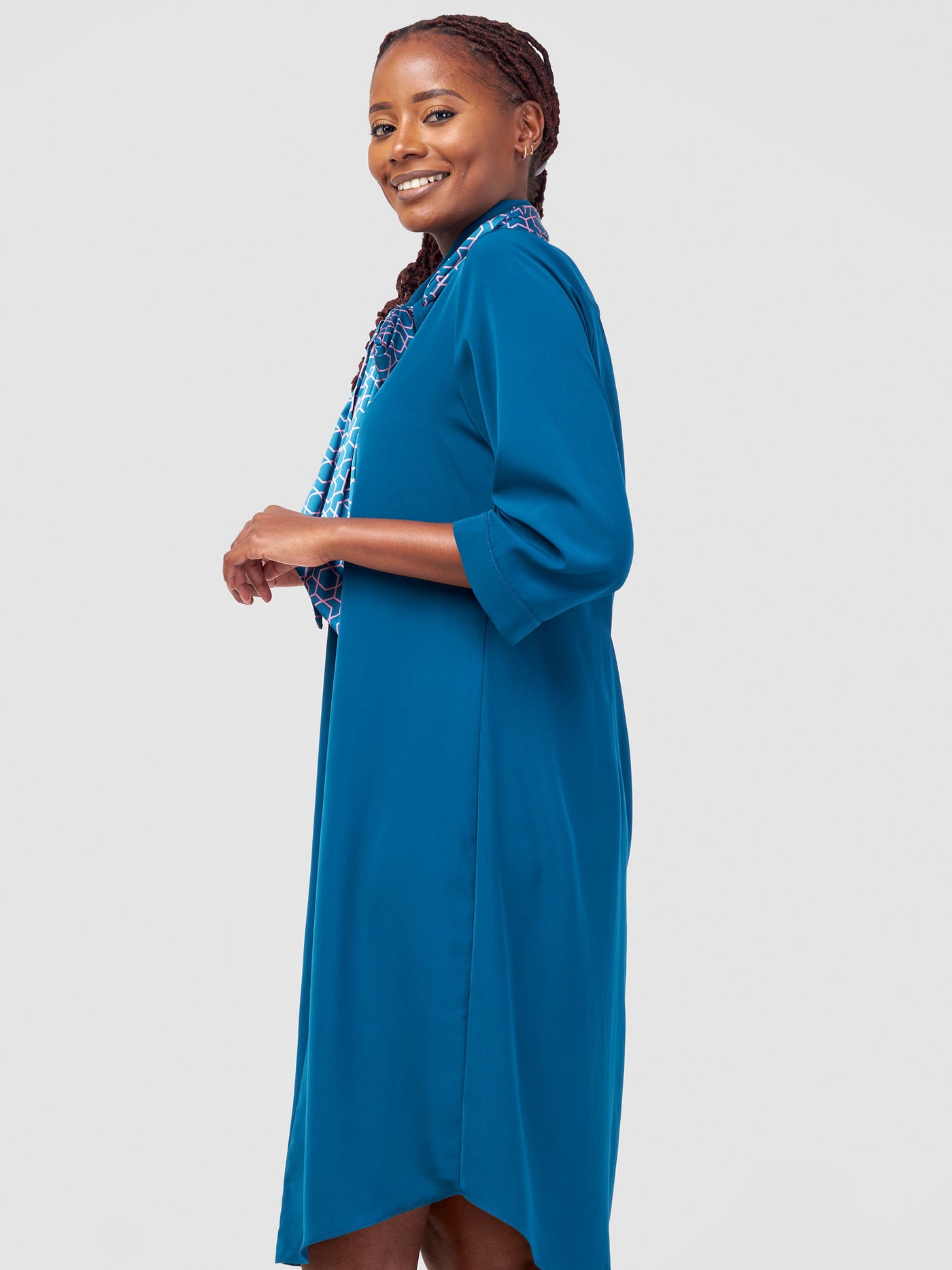 Vivo Nala Shirt Dress - Teal
