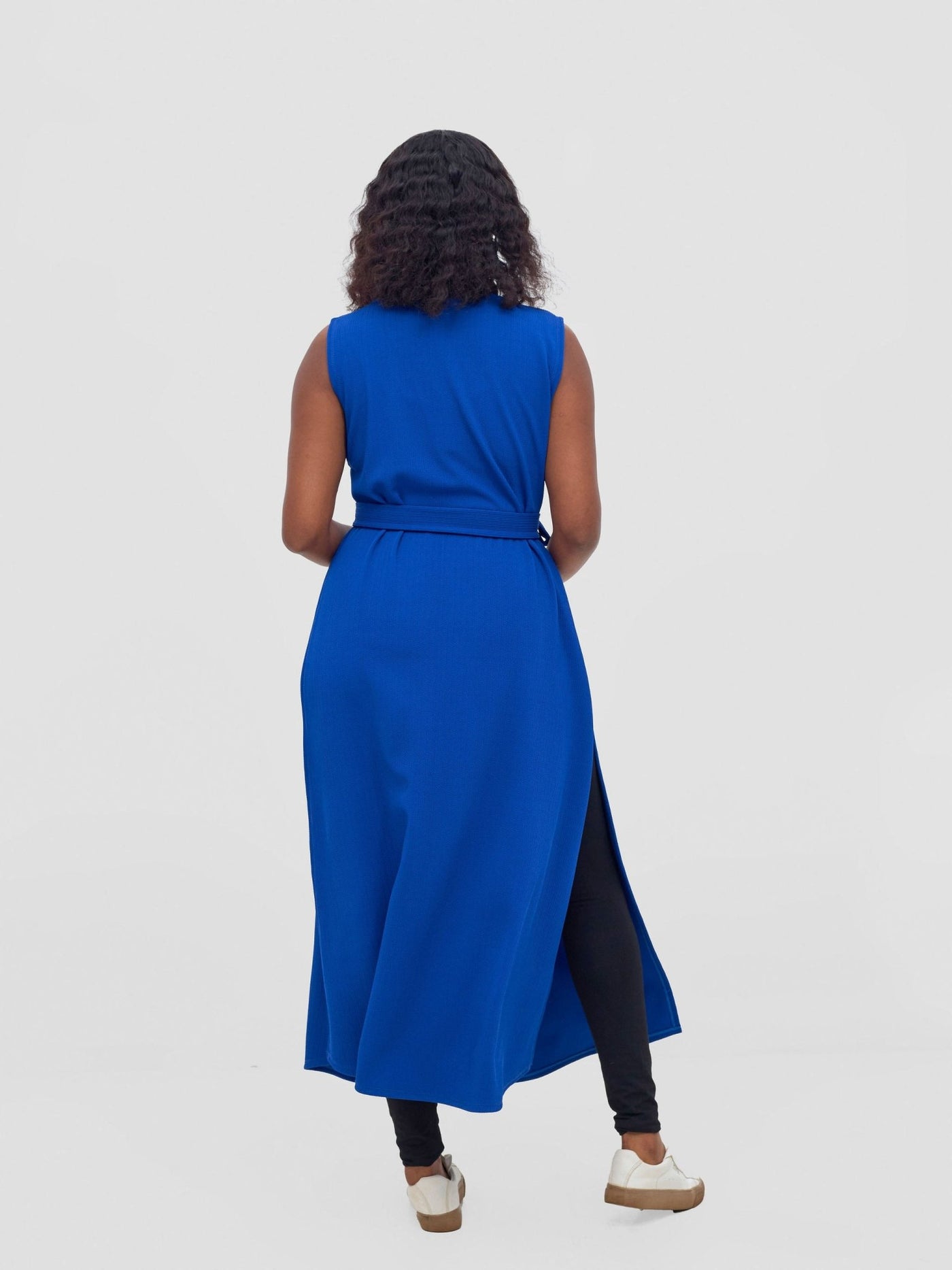 Vivo Chela Sleeveless Waterfall - Royal Blue - Shopzetu