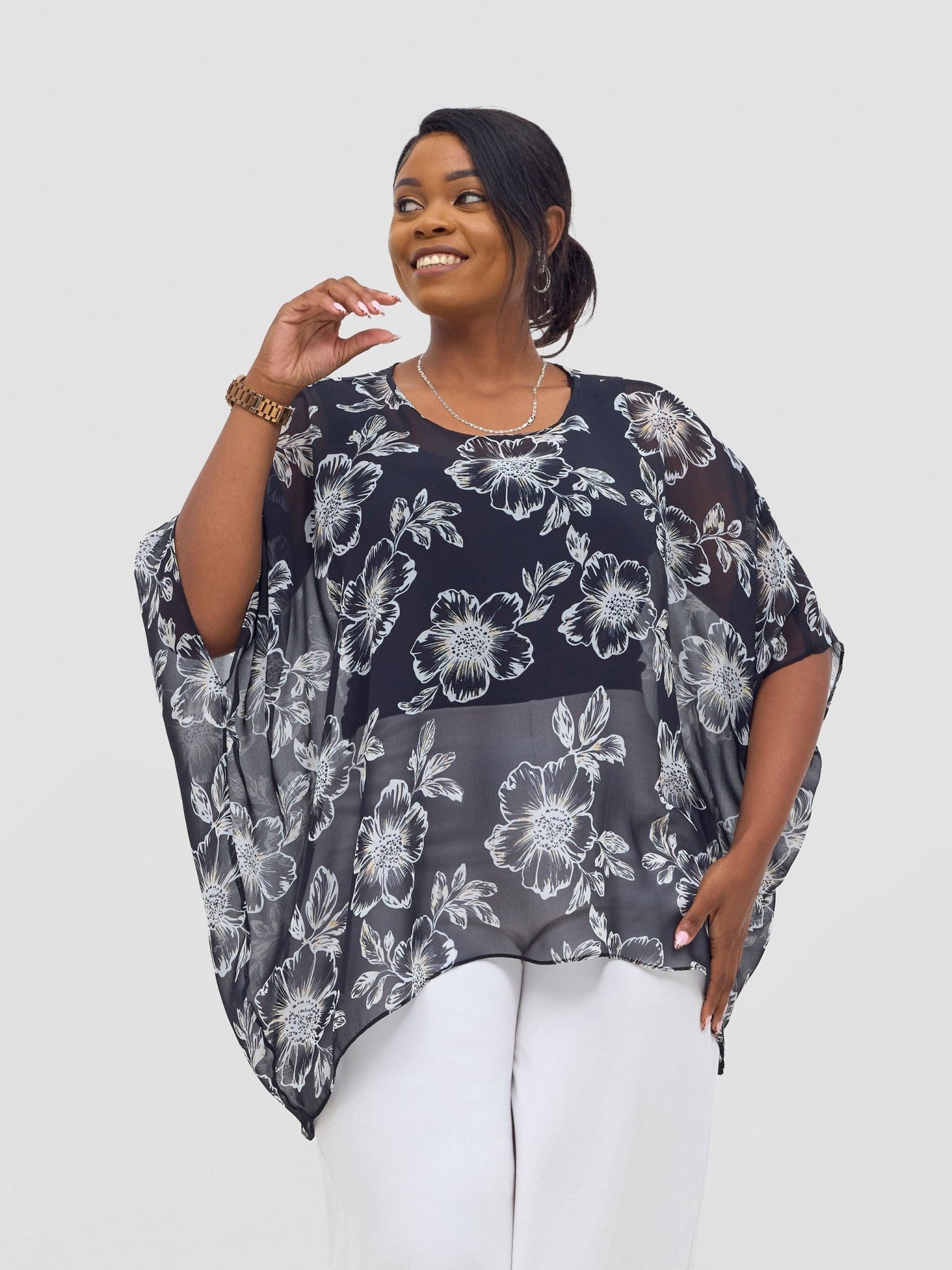 Vivo Ayana Wide High Low Top - Black / Yellow - Shopzetu