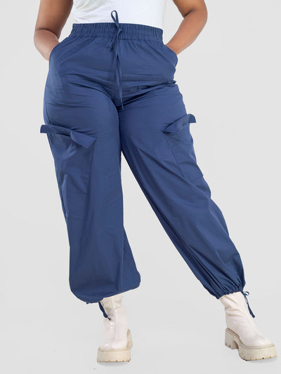 Safari by Vivo Kamari Wide Leg Pants - Navy Blue