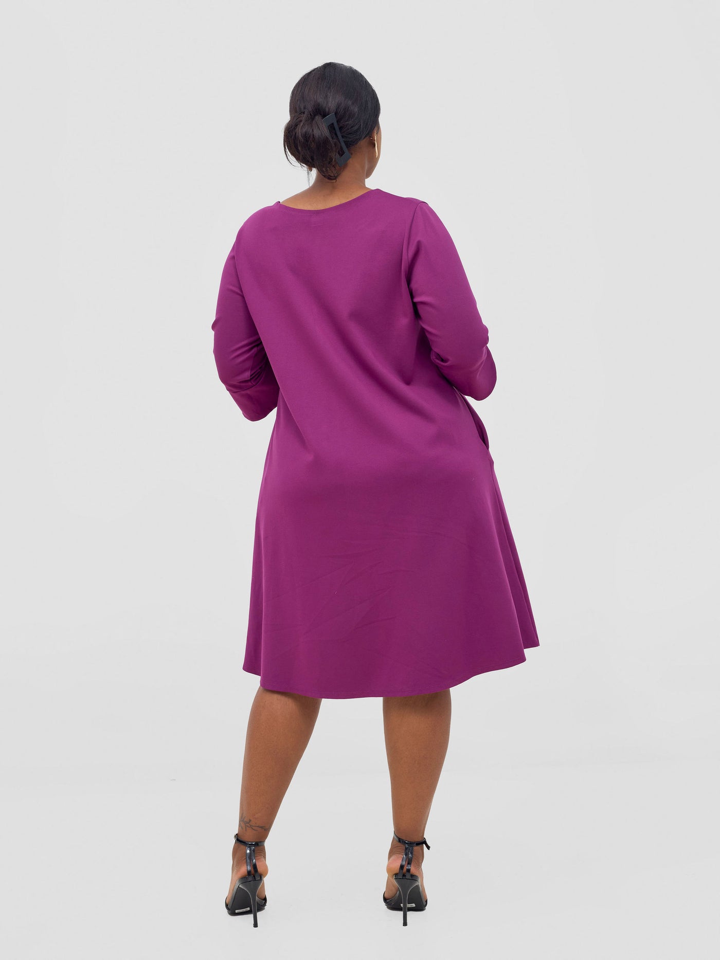Vivo Zawadi Keyhole Dress - Light Purple